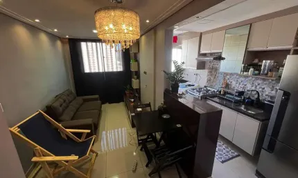 Apartamento para venda em cajamar, portais (polvilho), 2 dormitórios, 1 banheiro, 1 vaga