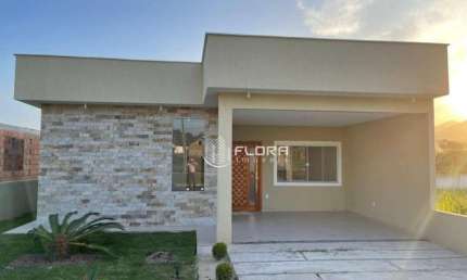 Chegou a sua vez!!!! Linda casa com 3 dormitórios à venda, 110 m² por R$ 470.000 - Condomínio Vitória dos Anjos - Maricá/RJ