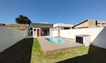 Casa em Itaipuaçu com piscina com2 dormitórios à venda, 101 m² por R$ 560.000 - Jardim Atlântico Oeste (Itaipuaçu) - Maricá/RJ