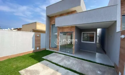 Casa em Itaipuaçu com 3 dormitórios à venda, 100 m² por R$ 500.000 - Jardim Atlântico Central (Itaipuaçu) - Maricá/RJ