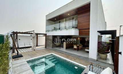 Casa Alto Padrão com 4 dormitórios à venda, 310 m² por R$ 2.150.000 - Alphaville - Maricá/RJ