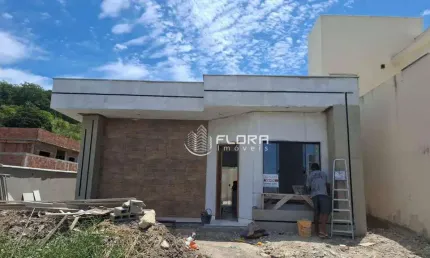 Casa com 2 dormitórios à venda, 77 m² por R$ 395.000 - Pindobas - Maricá/RJ