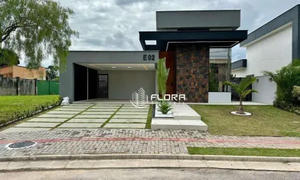 Casa de alto padrão com 3 quartos, Área Gourmet e piscina no Alphaville Maricá á venda