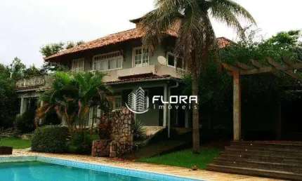 Casa com 5 quartos, sendo 4 suítes, com 285 m², à venda por r$ 1.490.000 - condado de maricá - maricá/rj
