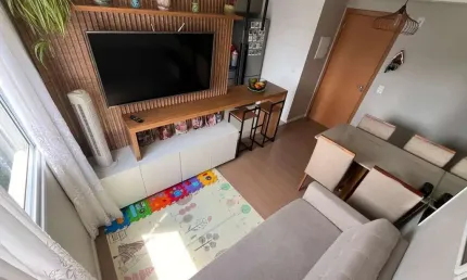 Apartamento para venda em cajamar, portais (polvilho), 2 dormitórios, 1 banheiro, 1 vaga