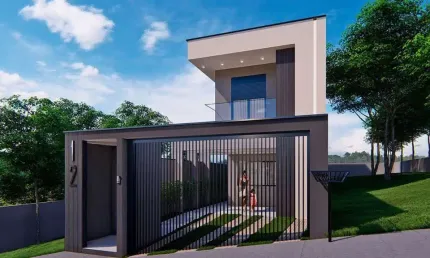 Casa para Venda em Santana de Parnaíba, Villas do Jaguari, 3 dormitórios, 1 suíte, 2 banheiros, 2 vagas