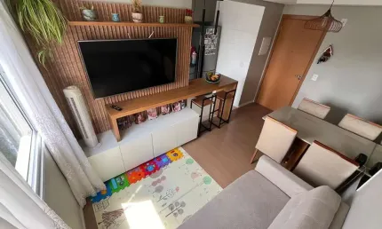 Apartamento para venda em cajamar, portais (polvilho), 2 dormitórios, 1 banheiro, 1 vaga