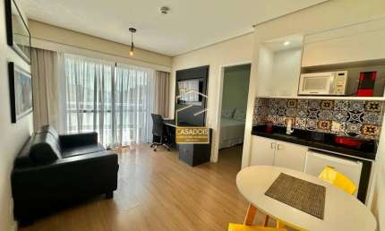 Flat com 1 quarto para alugar na Alameda dos Anapurus, 1661, Moema, São Paulo