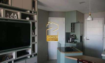 Apartamento &#224; venda com 38m&#178;, 1 quarto e 1 vaga na Vila Mariana - SP, próximo da Estação Ana Rosa do Metrô