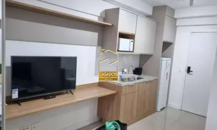 Studio mobiliado à venda com 25m², 1 quarto e sem vaga no paraíso - sp, ao lado do metrô paraíso