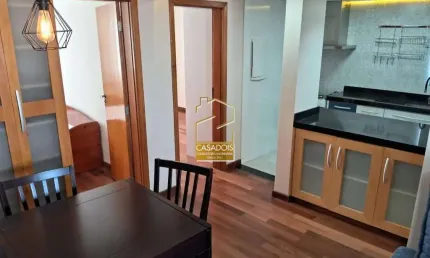 Apartamento totalmente reformado e mobiliado com vista privilegiada à venda com 2 quartos e 1 vaga na vila mariana - sp, próximo ao ibirapuera, metrô e comércios