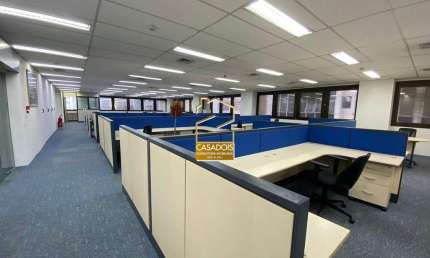 Conjunto Comercial meio andar para Locação com 40 Posiç&#245;es de Trabalho na Avenida Paulista - SP, próximo da Estação Trianon-MASP do Metrô