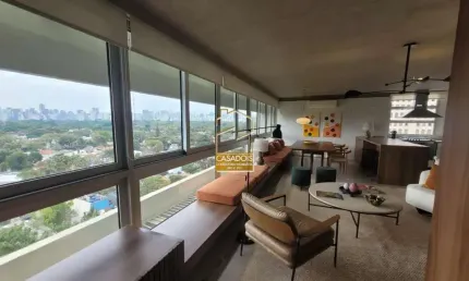 Aluguel de apartamento de 163m² no itaim com vista para o jardim europa