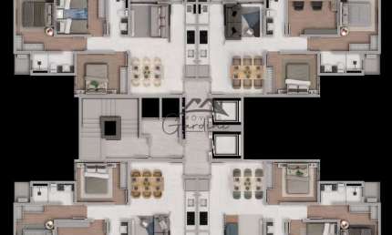 Apartamento com 3 quartos à venda na Rua José Lopes, 173, Cordeiros, Itajaí por R$ 666.353