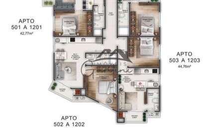 Apartamento com 1 quarto à venda na Rua José Marçal Dutra, 84, Fazenda, Itajaí por R$ 647.280