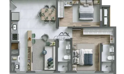 Apartamento com 2 quartos à venda na Rua José Pereira Liberato, 1390, São João, Itajaí por R$ 660.000