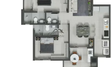 Apartamento com 2 quartos à venda na Rua Professora Clotilde esquina com Rua Professora Olindina, Fazenda, Itajaí por R$ 910.236
