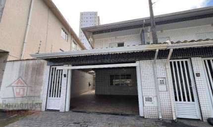 Sobrado com 3 dormitórios para alugar, 130 m² por R$ 4.300 mês - Canto do Forte - Praia Grande/SP