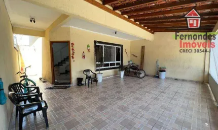 Sobrado com 3 dormitórios à venda, 126 m² por R$ 650.000,00 - Guilhermina - Praia Grande/SP