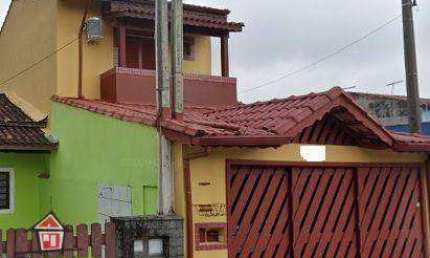 Sobrado mobiliado individual com piscina  2 dormitórios à venda, 130 m² por R$ 430.000 Itaoca  Mongaguá/SP