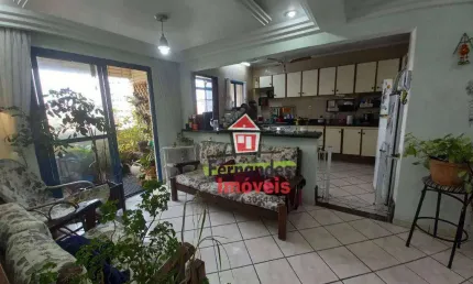 Apartamento com 3 dormitórios, elevador e piscina à venda, 100 m² por r$ 500.000 - tupi - praia grande/sp
