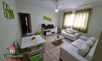 Apartamento mobiliado com 2 dormitórios à venda, 77 m² por R$ 265.000 - Enseada - Guarujá/SP