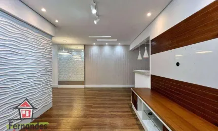 Apartamento semi mobiliado com 3 quartos perto da praia  à venda, 110 m² por R$ 848.000 - Vila Guilhermina - Praia Grande/SP