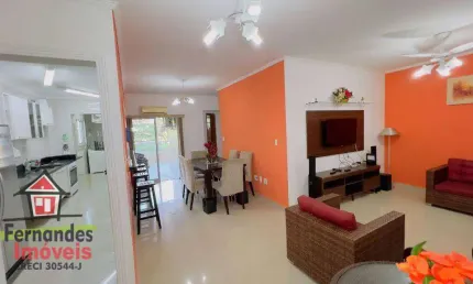 Apartamento com 2 dormitórios à venda, 102 m² por r$ 520.000,00 - tupi - praia grande/sp
