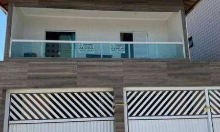 Casa com 3 dormitórios para alugar, 70 m² por R$ 3.200,00/mês - Vila Guilhermina - Praia Grande/SP