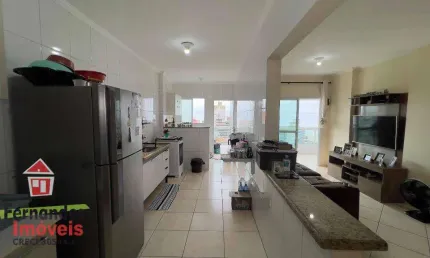 Apartamento no lado praia  com 3 quartos sendo 2 suítes à venda, 112 m² por R$ 695.000  Ocian  Praia Grande SP
