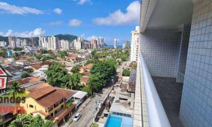 Apartamento chave na mão frente rua, parcelamento direto com 2 suítes e 2 vagas,  à venda, 81 m² por R$ 759.000  Canto do Forte  Praia Grande SP