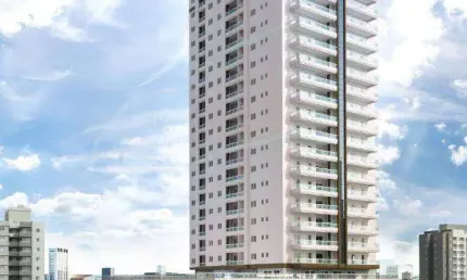Apartamento em construção   com 2 dormitórios à venda, 76 m² por r$539.000 - vila guilhermina - praia grande/sp. parcela direto com a construtora.