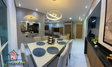 Apartamento vista mar alto padrão mobiliado  com 3 suítes à venda 117 m² por r$ 1.300.000 uma quadra da praia  boqueirão  praia grande sp