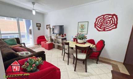 Apartamento na quadra da praia mobiliado com 2 dormitórios para alugar definitivo pacote  70 m² por R$ 3.000 mês  Aviação  Praia Grande SP