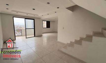 Cobertura Duplex 400 metros da praia com 3 dormitórios à venda, 232 m² por R$ 770.000 - Ocian - Praia Grande/SP