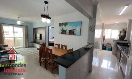 Apartamento mobiliado com 2 dormitórios 200 metros da praia para alugar definitivo pacote 71 m² por R$ 3.500 mês  Tupi  Praia Grande SP