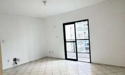 Apartamento vazio 350 metros da praia com 1 dormitório para alugar, 60 m² por R$ 2.400 mês  Canto do Forte  Praia Grande SP