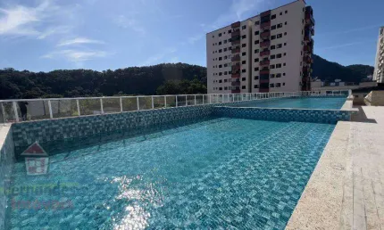 Apartamento novo  com 2 dormitórios sendo 1 suíte à venda, 60 m² por r$ 390.000 - boqueirão - praia grande/sp