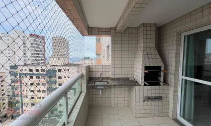 Apartamento mobiliado 1 com suíte para alugar, 56 m² por R$ 2.550/mês  desconto de 400 por mês nos primeiros seis meses - Aviação - Praia Grande/SP