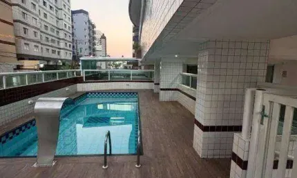 Apartamento com 1 dormitório à venda, 40 m² por r$ 230.000,00 - ocian - praia grande/sp