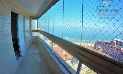 Apartamento mobiliado cem  metros da praia com 3 dormitórios à venda, 100 m² por R$ 700.000 - Ocian - Praia Grande/SP