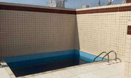 Cobertura Duplex com 4 suítes e 3 vagas, próxima ao mar,  à venda, 400 m² por R$ 3.000.000 - Guilhermina - Praia Grande/SP