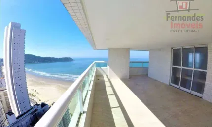 Apartamento com 4 dormitórios à venda, 292 m² por r$ 2.200.000,00 - vila guilhermina - praia grande/sp