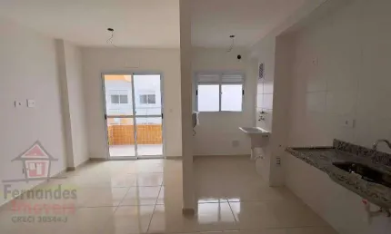 Apartamento novo com 2 dormitórios sendo uma suíte  à venda, 57 m² por r$ 390.000 - boqueirão - praia grande/sp