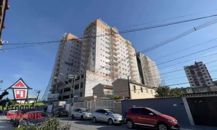 Apartamento com 2 dormitórios à venda, 60 m² por r$ 450.000,00 - boqueirão - praia grande/sp