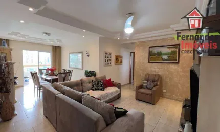 Apartamento com 3 suítes mais dependência perto do mar  à venda, 154 m² por R$ 790.000 - Tupi - Praia Grande/SP