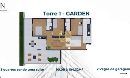 Apartamento com 3 quartos à venda na Avenida Castro Alves, --, Boneca do Iguaçu, São José dos Pinhais