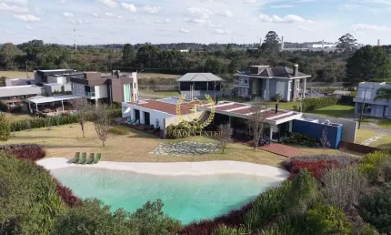 Casa térrea estilo minimalista, no condomínio haras bom pastor