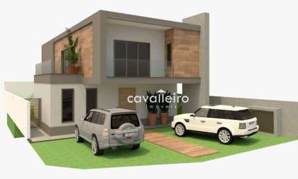 Casa com 4 dormitórios no Cond. Bosque de Itapeba, 280 m² - Maricá/RJ
