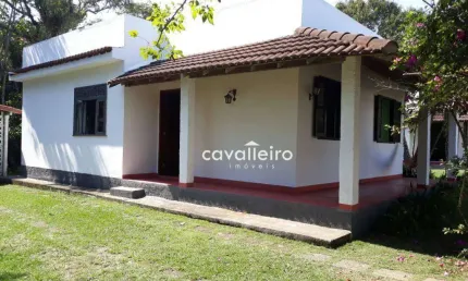 Imóvel com 2 casas, área total 1080m², à venda, por R$ 350.000 - Jacaroá - Maricá/RJ